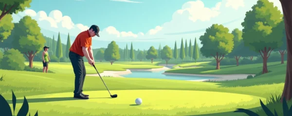 apprentissage du golf